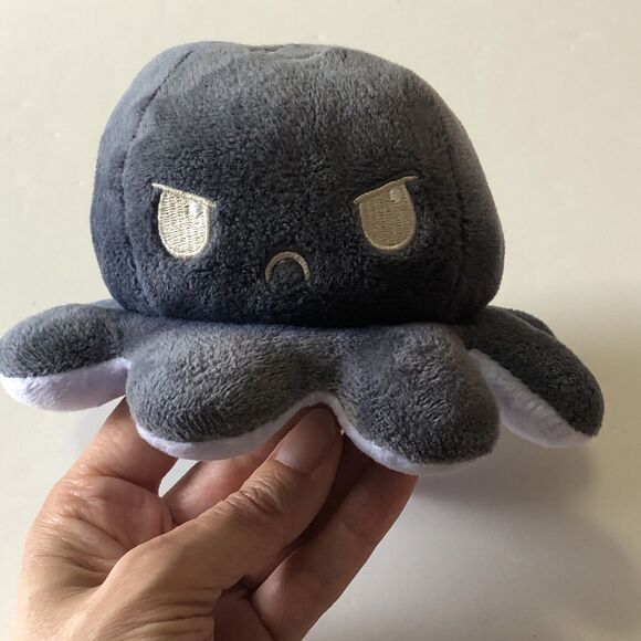 Teeturtle Reversible Happy/Sad Night/Day Octopus Plushie - Picture 9 of 12